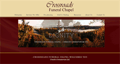 Desktop Screenshot of crossroadsfuneralchapel.com
